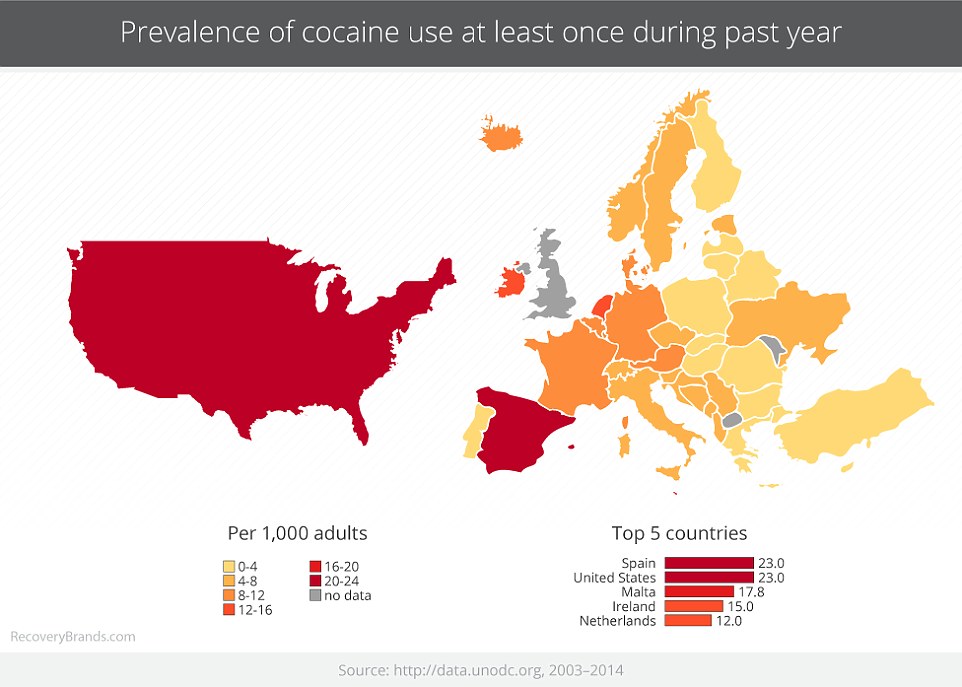 Mapa Pokazująca, w Których Krajach Pali się Najwięcej Marihuany, haszysz.info