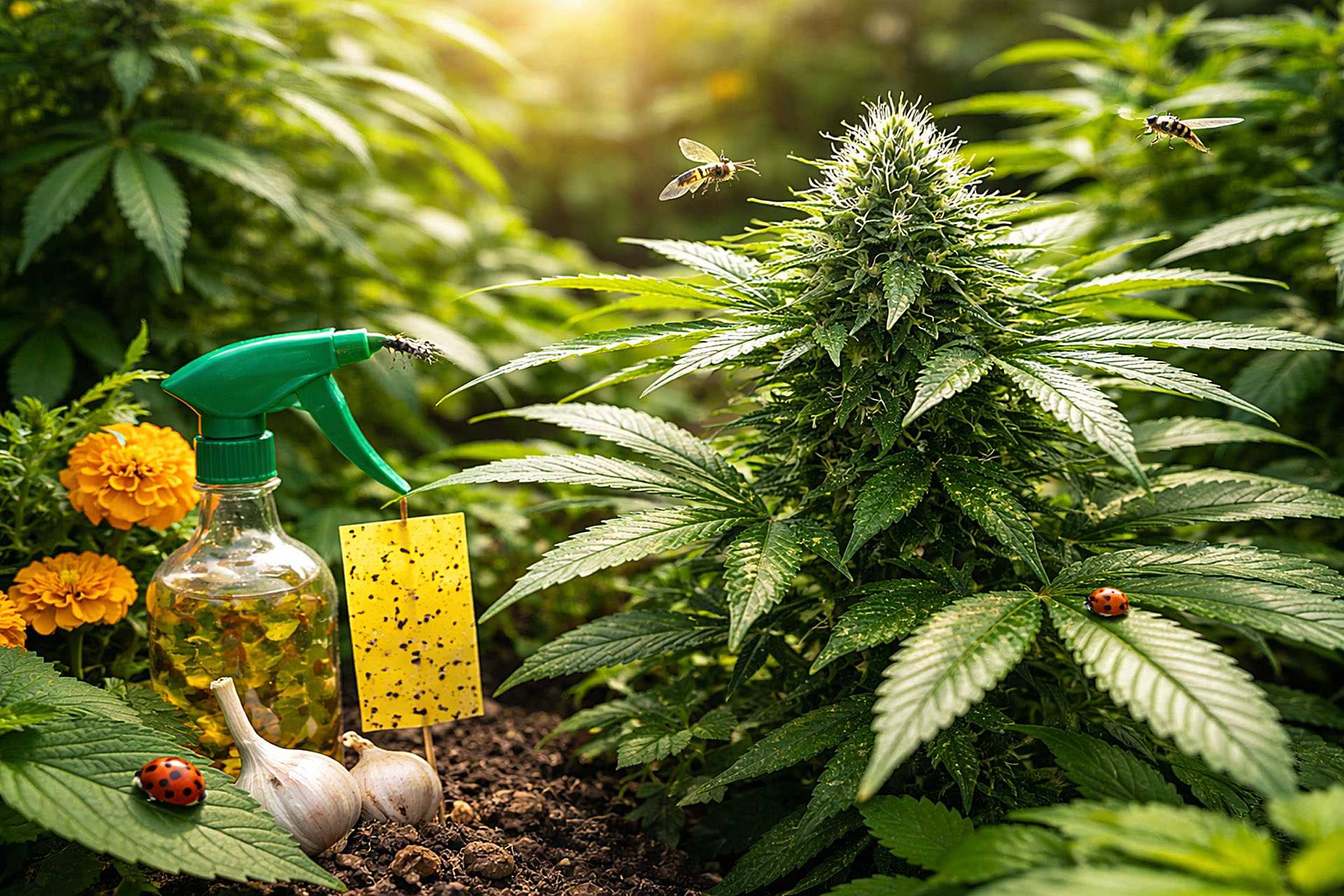 Uprawa marihuany szkodniki poradnik